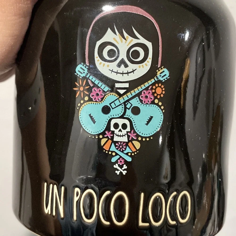 NEW Rae Dunn x Disney Pixar Coco Un Poco Loco Jar Black
